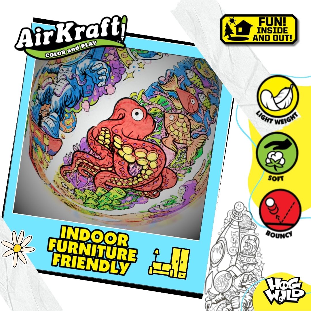 AirKraft Ball - 8 Crayons Set from HogWild