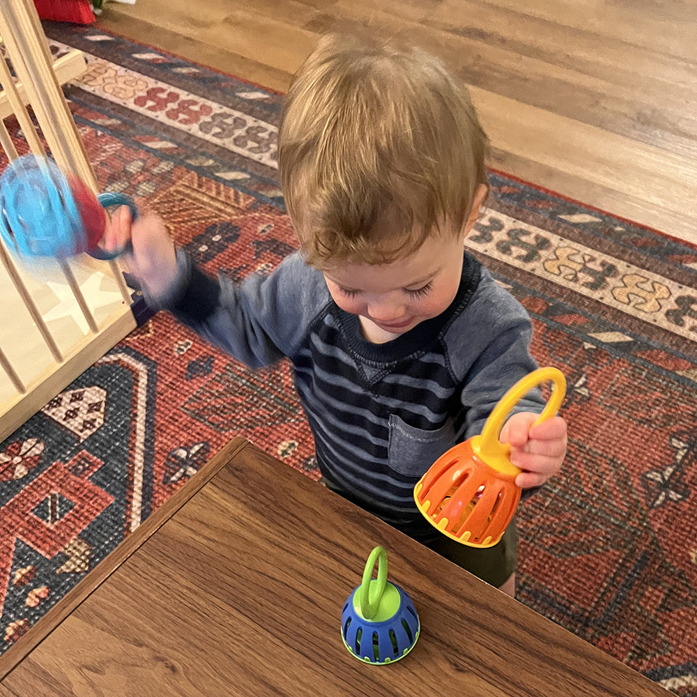 Infant-Safe Baby Bells Set | 6-Piece Colorful Musical Toy