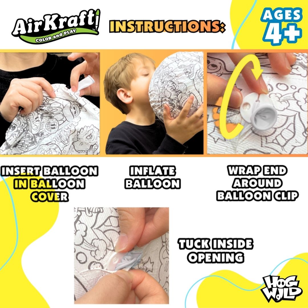 AirKraft Ball - 8 Crayons Set from HogWild