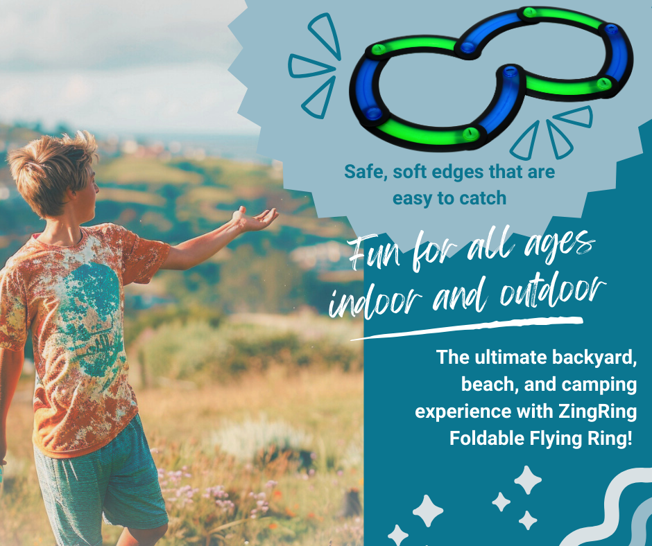 Zing Foldable Flying Ring: 15 Catch Fun!