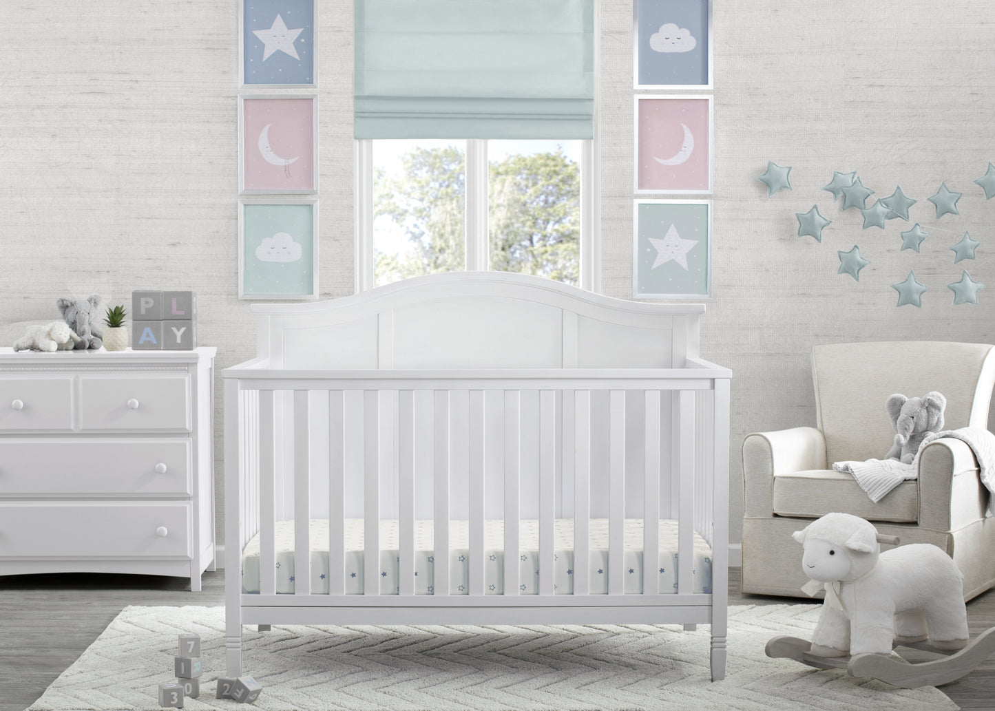 Madrid 5-in-1 Convertible Crib