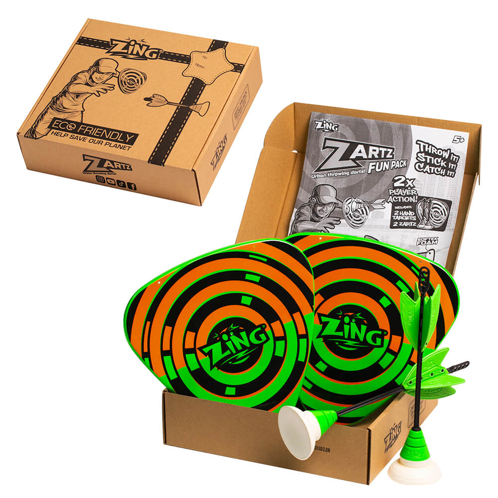 ZARTZ Urban Dart Fun Pack | Suction Darts & Catch!