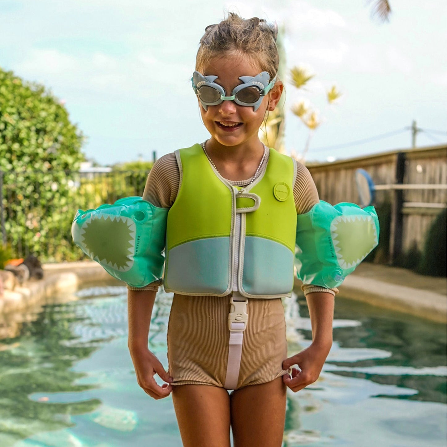 Swimming Goggles - Salty The Shark