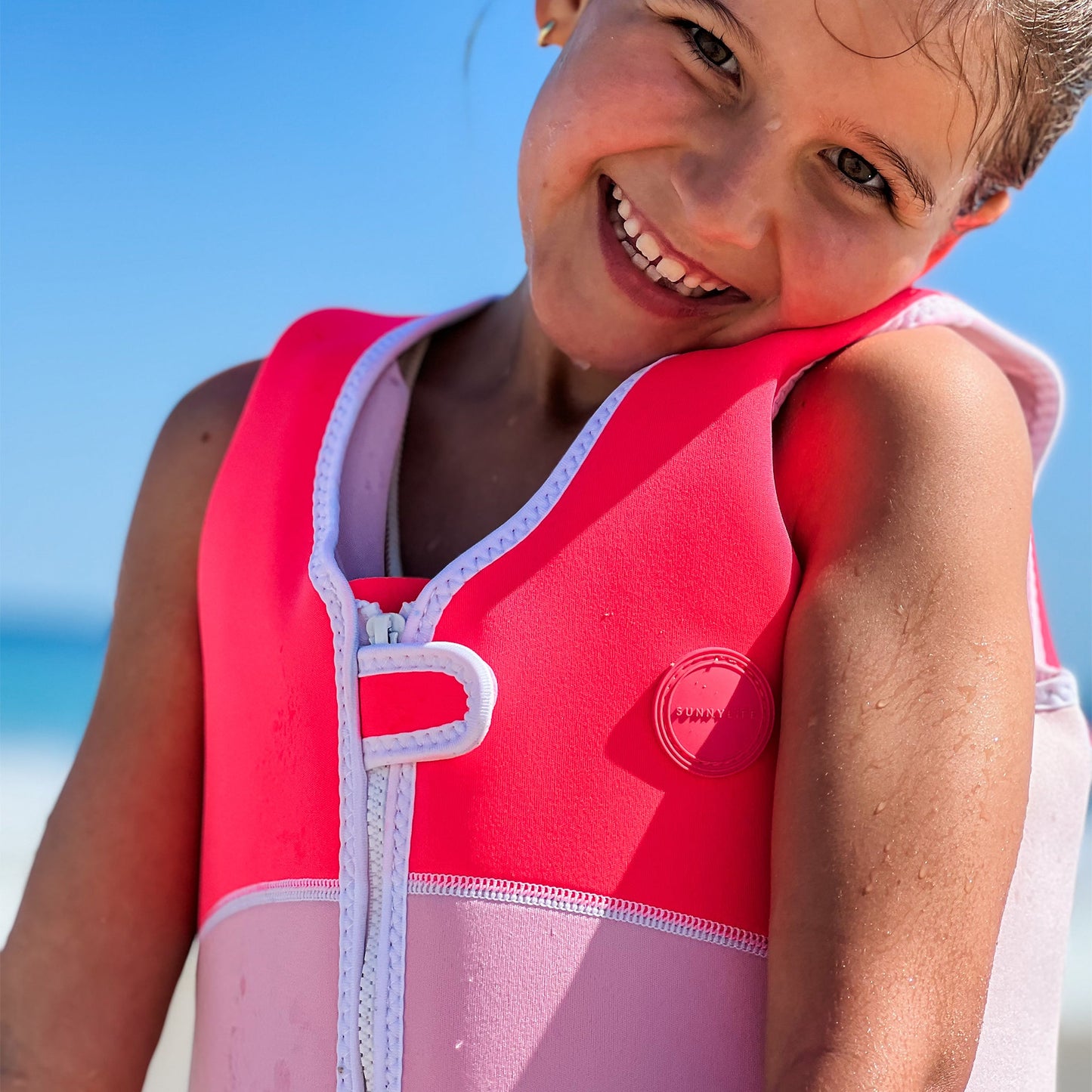 Kids Swim Vest 3-6 - Melody The Mermaid