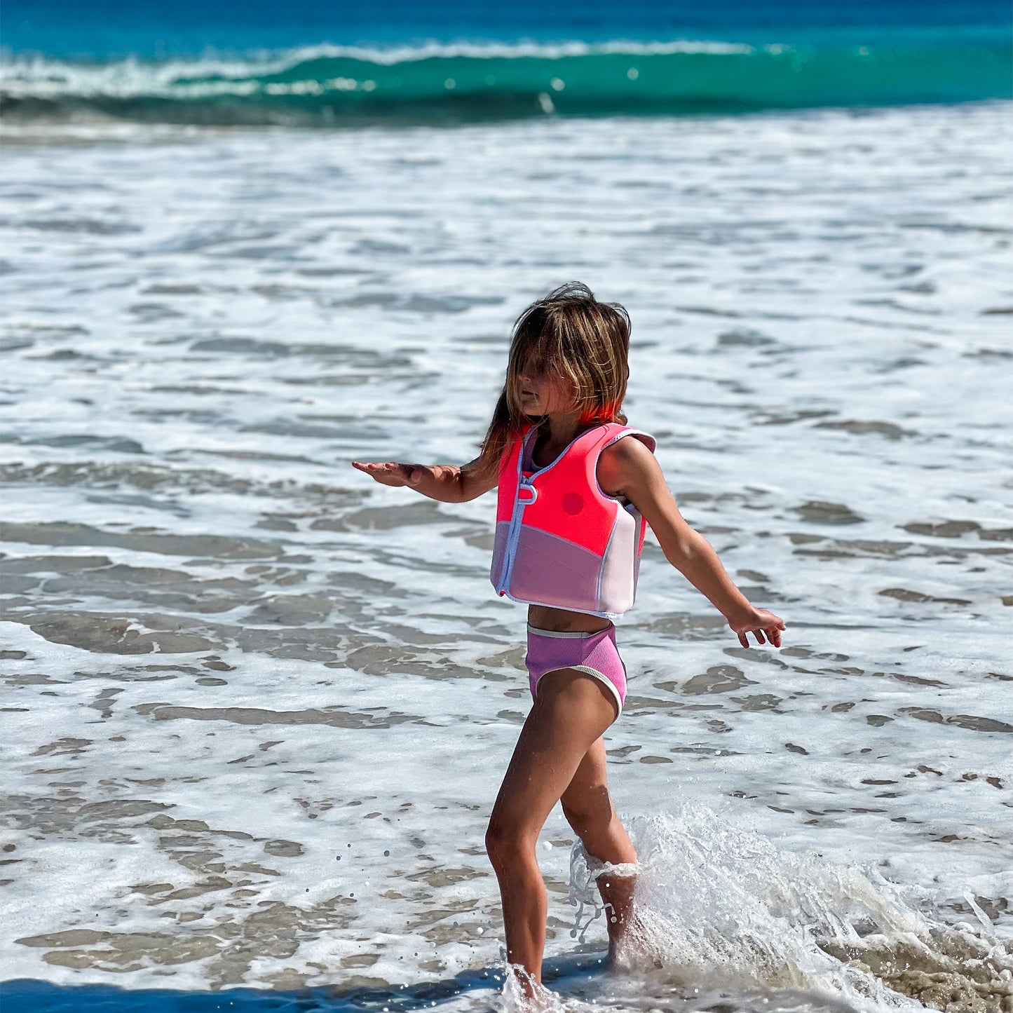 Kids Swim Vest 3-6 - Melody The Mermaid