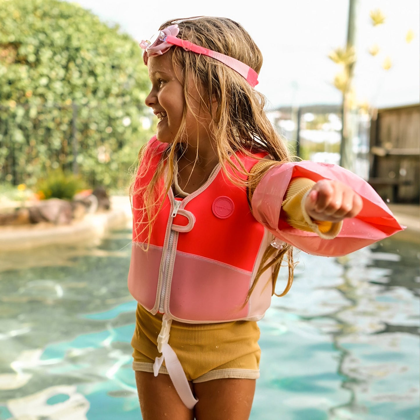 Kids Swim Vest 1-2 - Melody The Mermaid