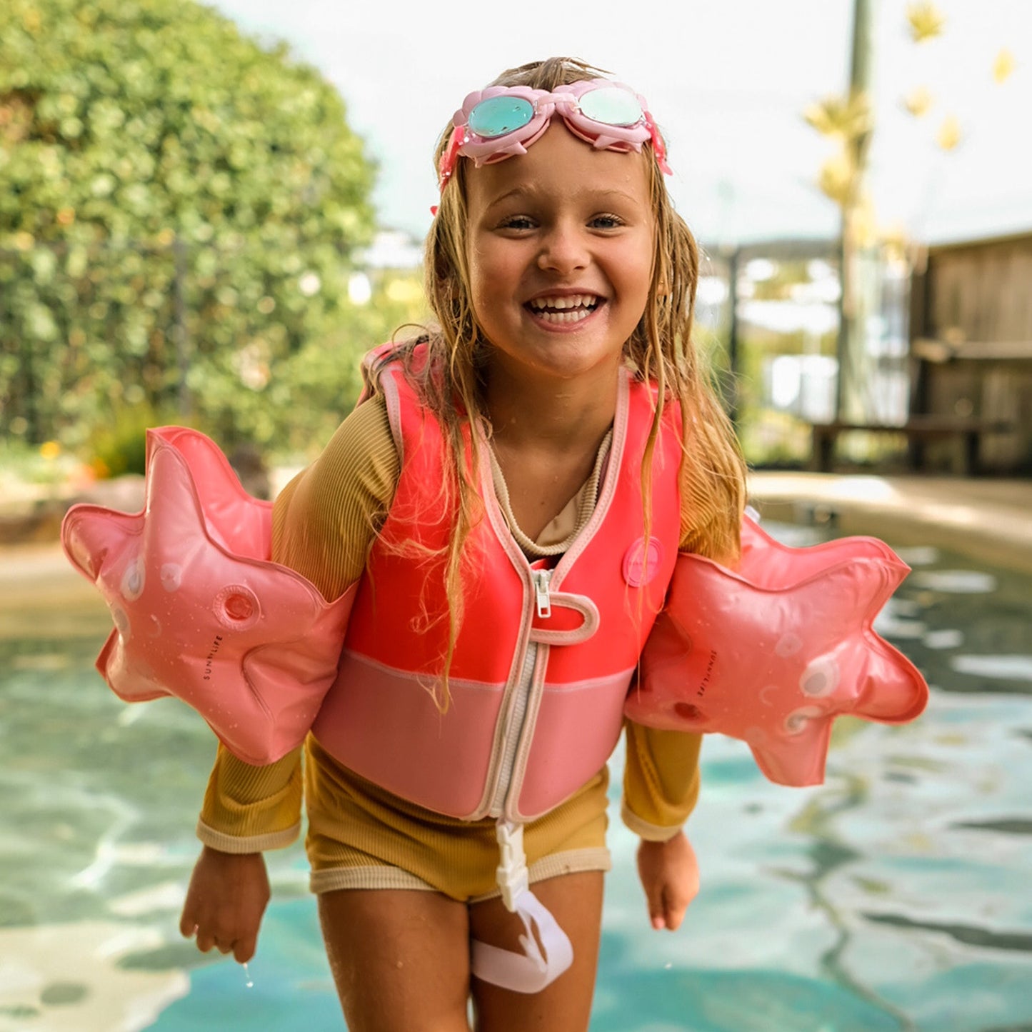 Kids Swim Vest 1-2 - Melody The Mermaid