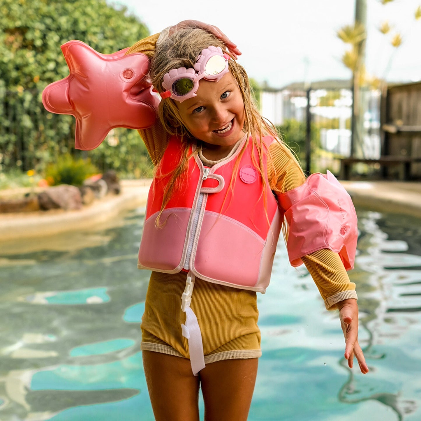 Kids Swim Vest 1-2 - Melody The Mermaid