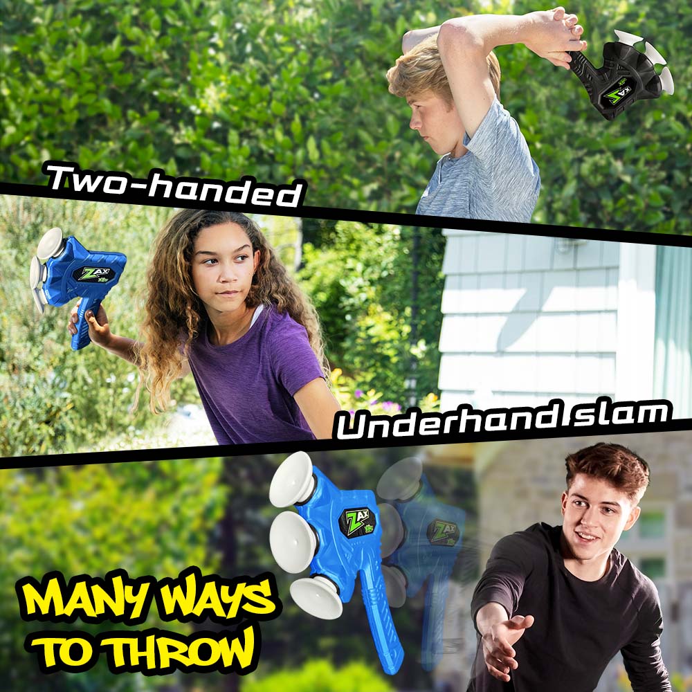 Zax Foam Throwing Axe 2-Pack | Sticky Suction Cups with Target!