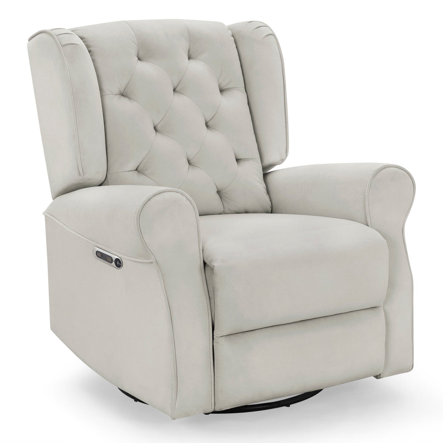 Emmie Electronic Power Recliner and Swivel Glider with USB Port in LiveSmart Performance Fabric