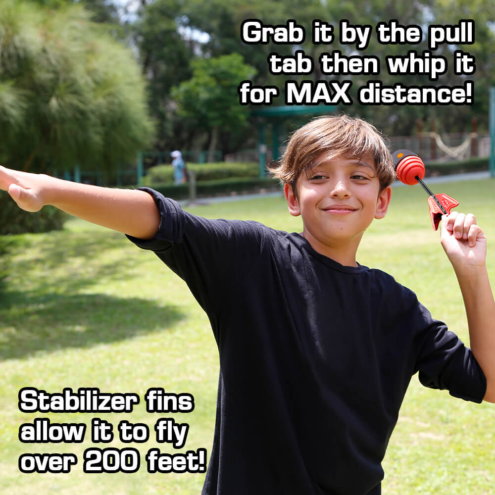 Zooper Ball 2 Pack - Fly up to 200ft! Soft tip for easy catch!