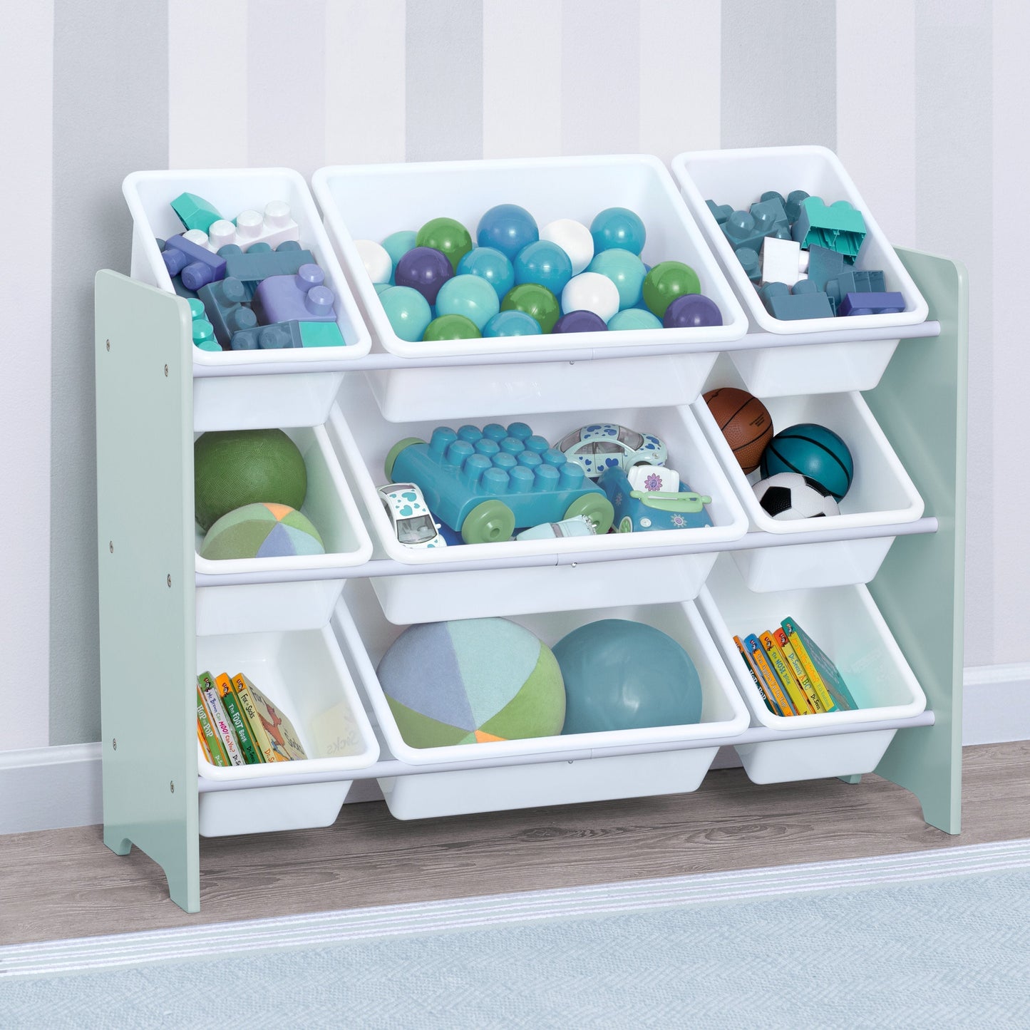 MySize 9 Bin Plastic Toy Organizer