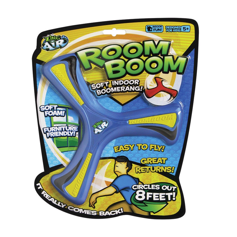 Zing Air Room Boom | Indoor Boomerang - Soft & Safe Fun
