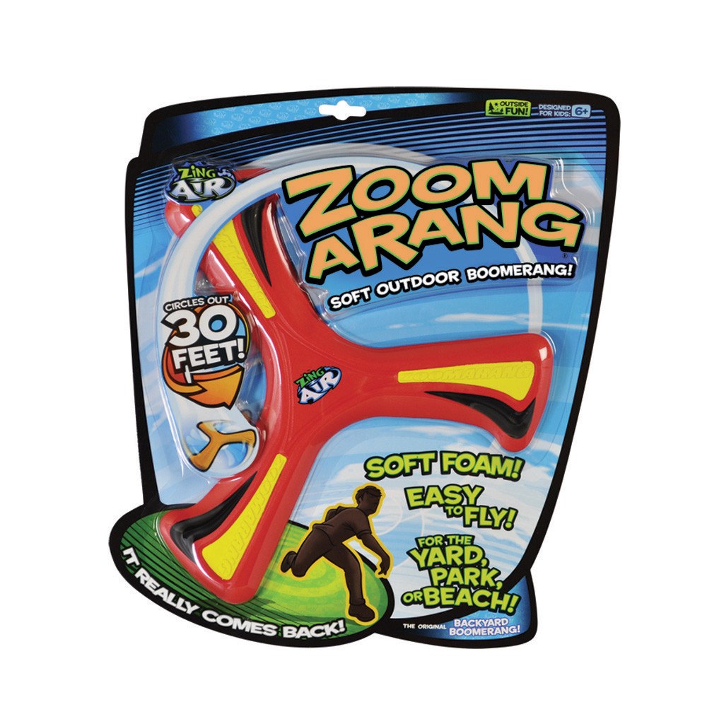 Zing Air Zoomarang | Easy Throw Boomerang for Kids - Outdoor Fun