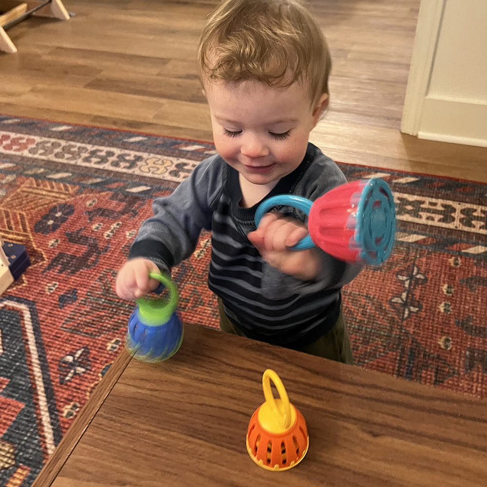 Infant-Safe Baby Bells Set | 6-Piece Colorful Musical Toy
