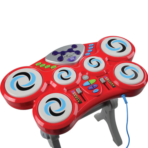 Activity Drum Center | Interactive Percussion Set with Rhythm, Microphone & Stool