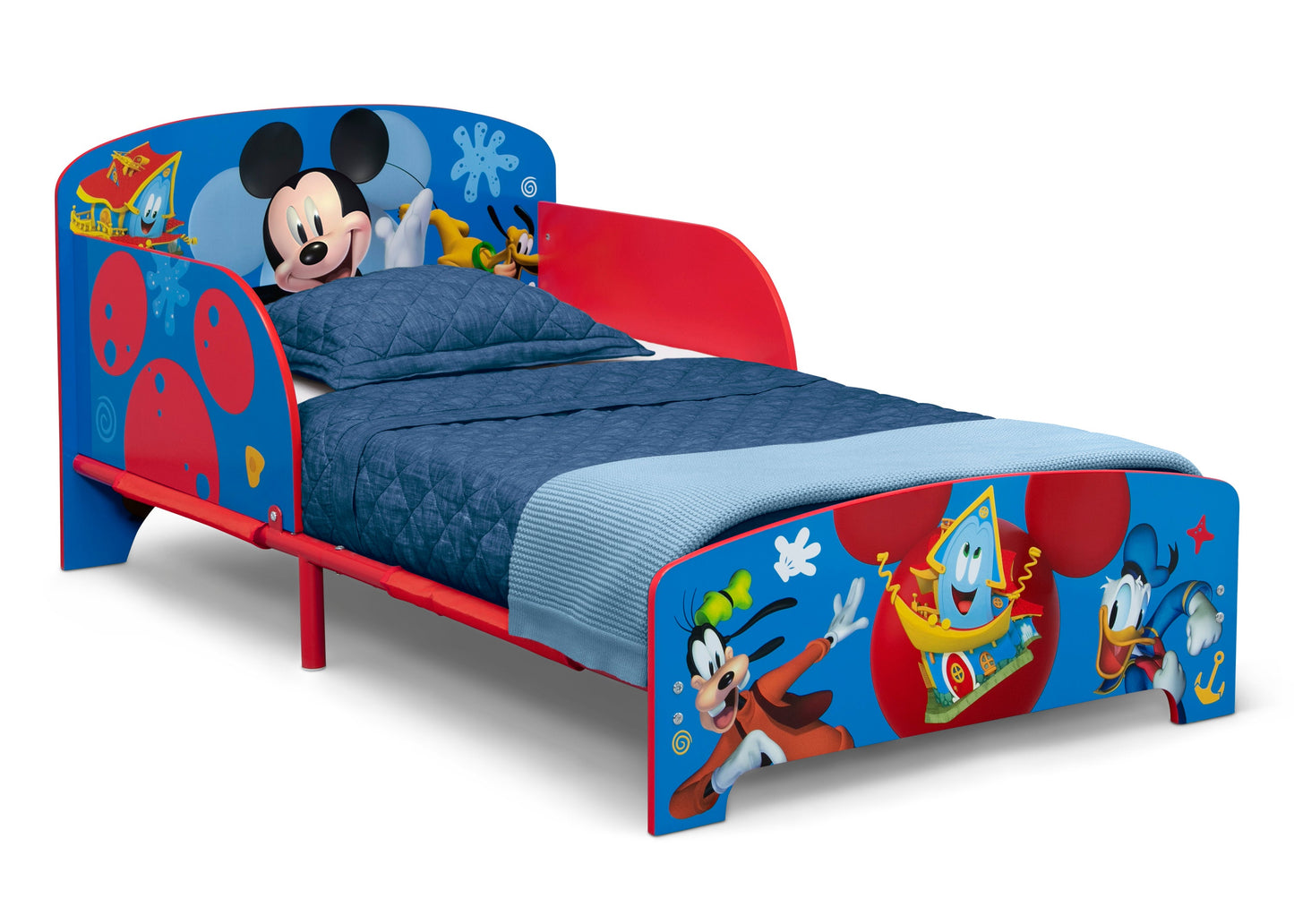 Mickey Mouse Wood & Metal Toddler Bed