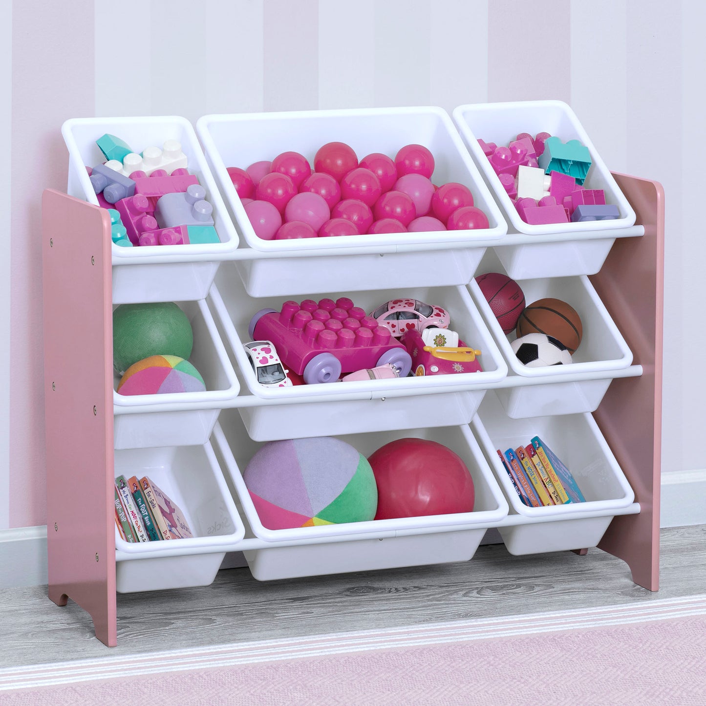 MySize 9 Bin Plastic Toy Organizer